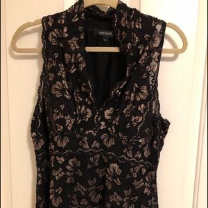 Lacy sleeveless blouse